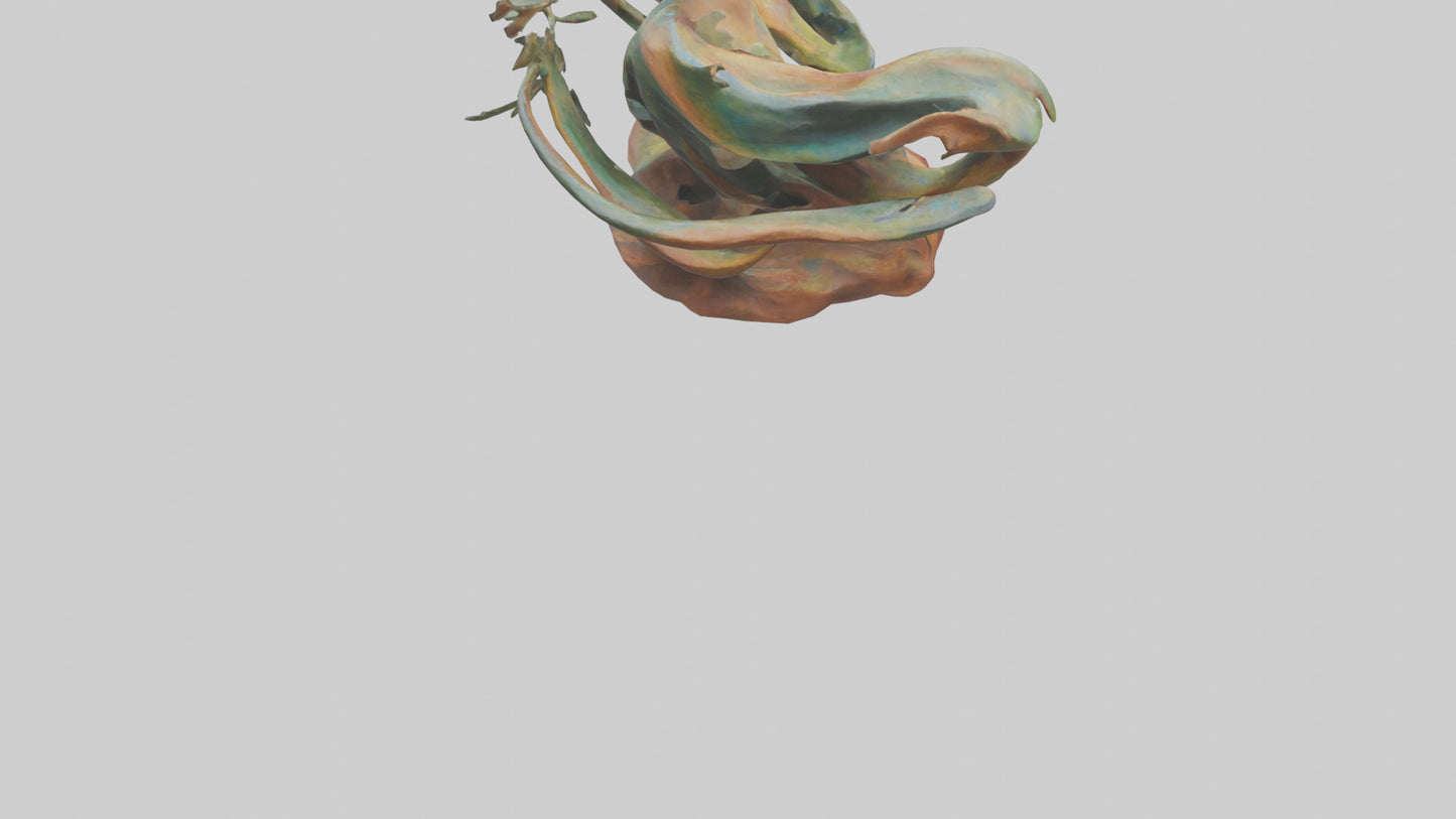 Natures Abstraction statue model VR / AR / low-poly