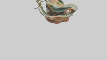 Natures Abstraction statue model VR / AR / low-poly