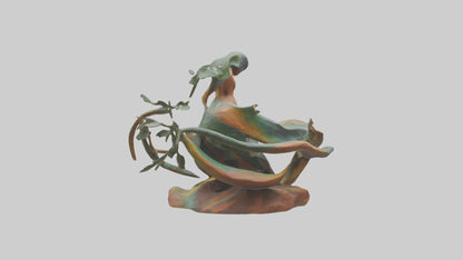 Natures Abstraction statue model VR / AR / low-poly