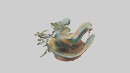 Natures Abstraction statue model VR / AR / low-poly
