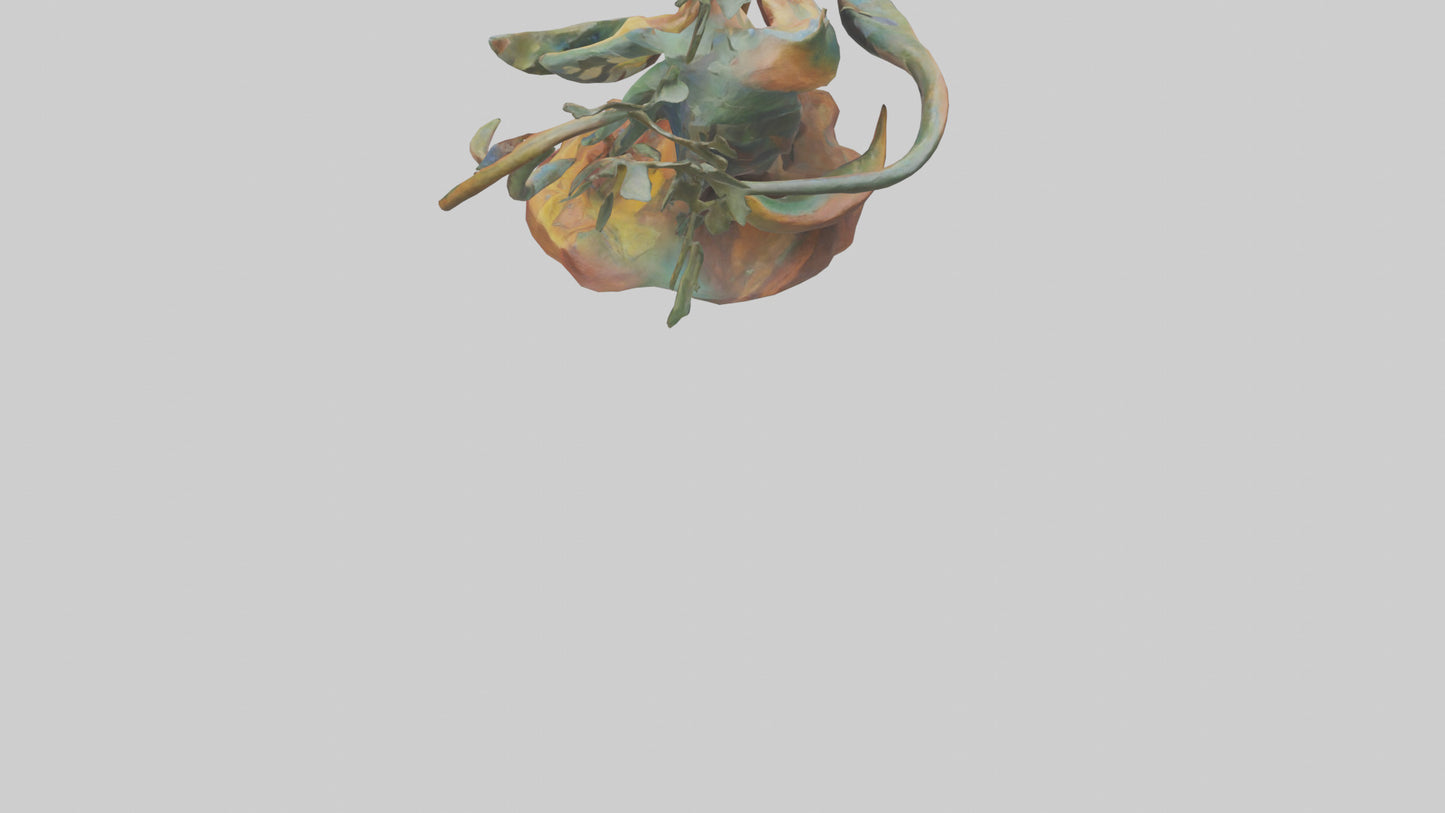 Natures Abstraction statue model VR / AR / low-poly