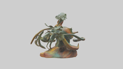 Natures Abstraction statue model VR / AR / low-poly