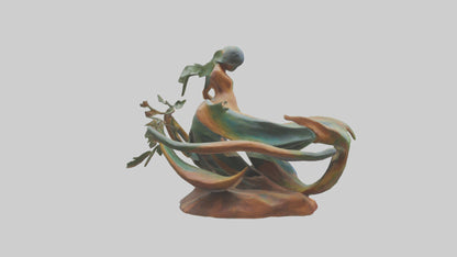 Natures Abstraction statue model VR / AR / low-poly