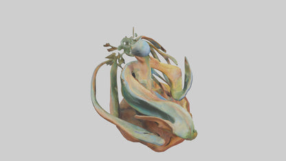 Natures Abstraction statue model VR / AR / low-poly