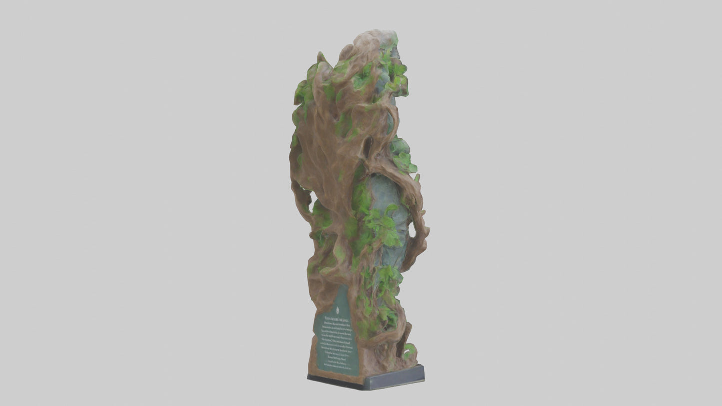 3D model Natures Beauty Memorial Statue model VR / AR / low-poly