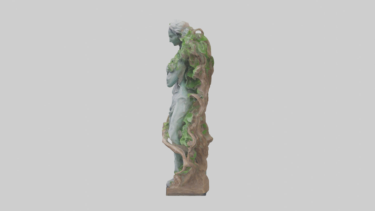 3D model Natures Beauty Memorial Statue model VR / AR / low-poly