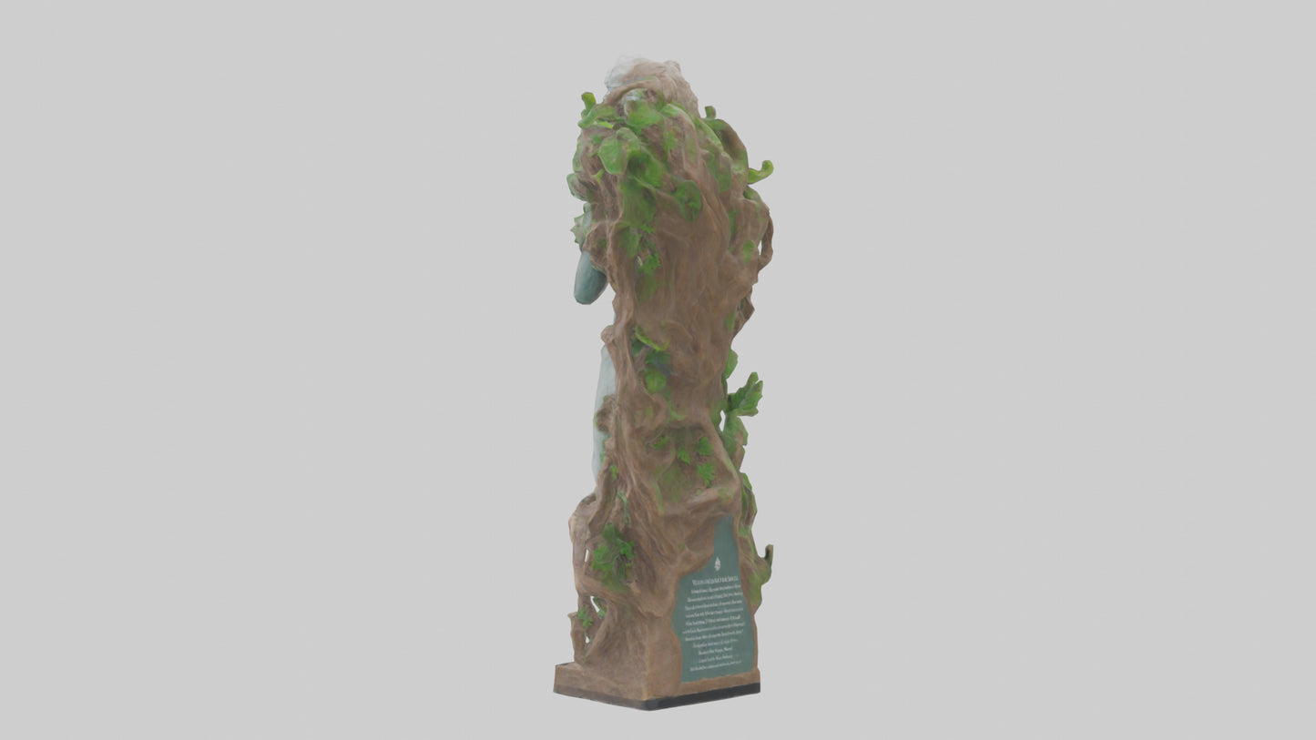 3D model Natures Beauty Memorial Statue model VR / AR / low-poly