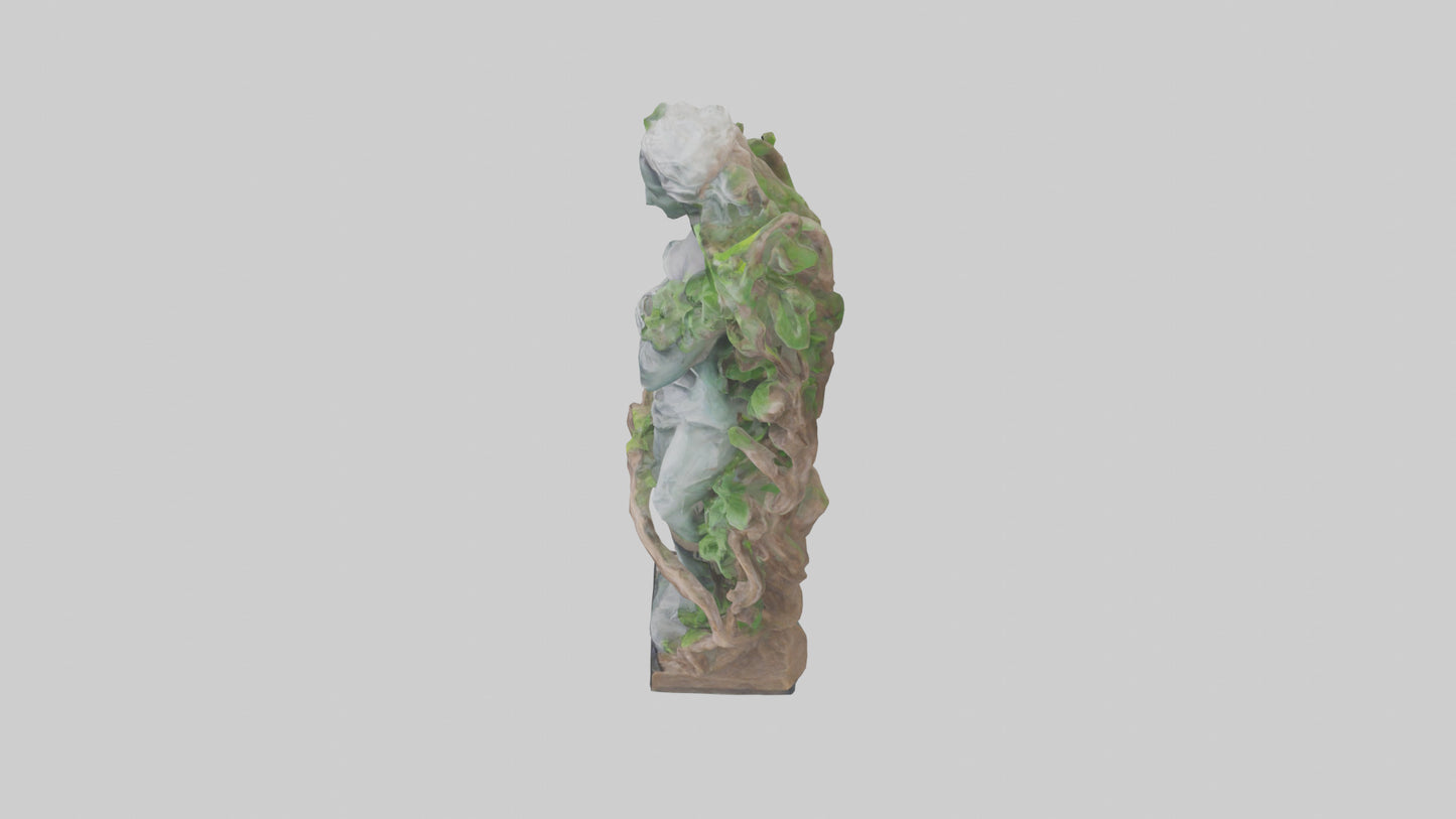 3D model Natures Beauty Memorial Statue model VR / AR / low-poly