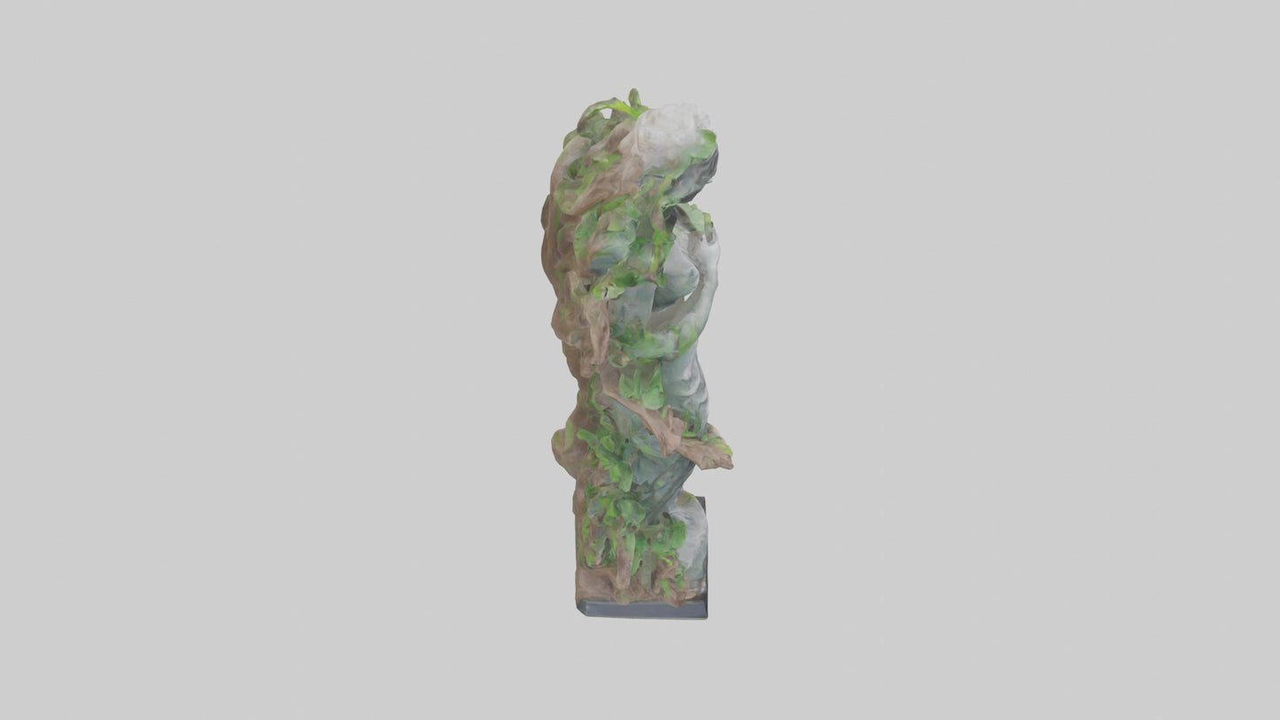 3D model Natures Beauty Memorial Statue model VR / AR / low-poly