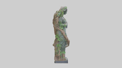 3D model Natures Beauty Memorial Statue model VR / AR / low-poly