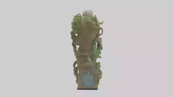 3D model Natures Beauty Memorial Statue model VR / AR / low-poly