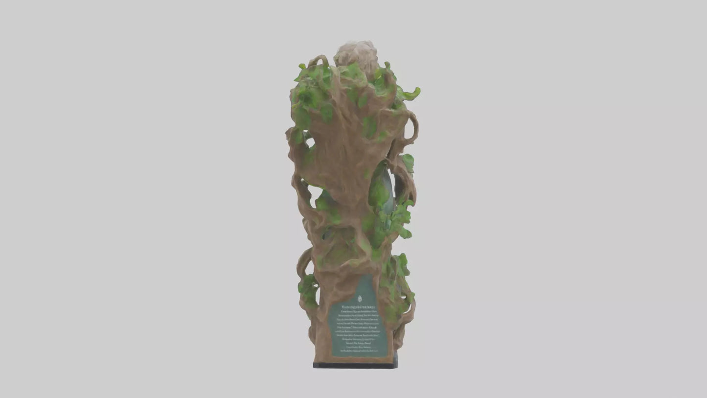 3D model Natures Beauty Memorial Statue model VR / AR / low-poly