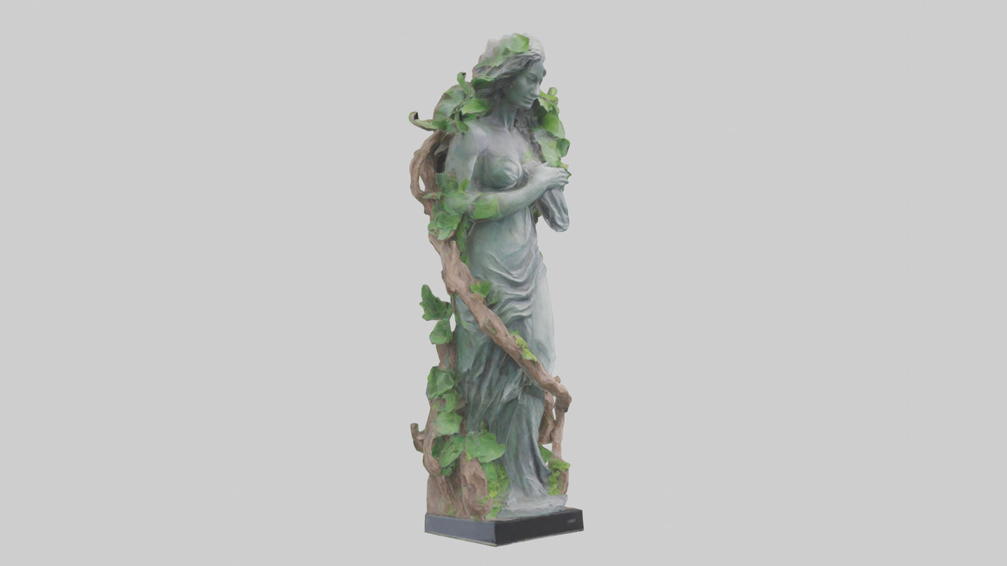 3D model Natures Beauty Memorial Statue model VR / AR / low-poly