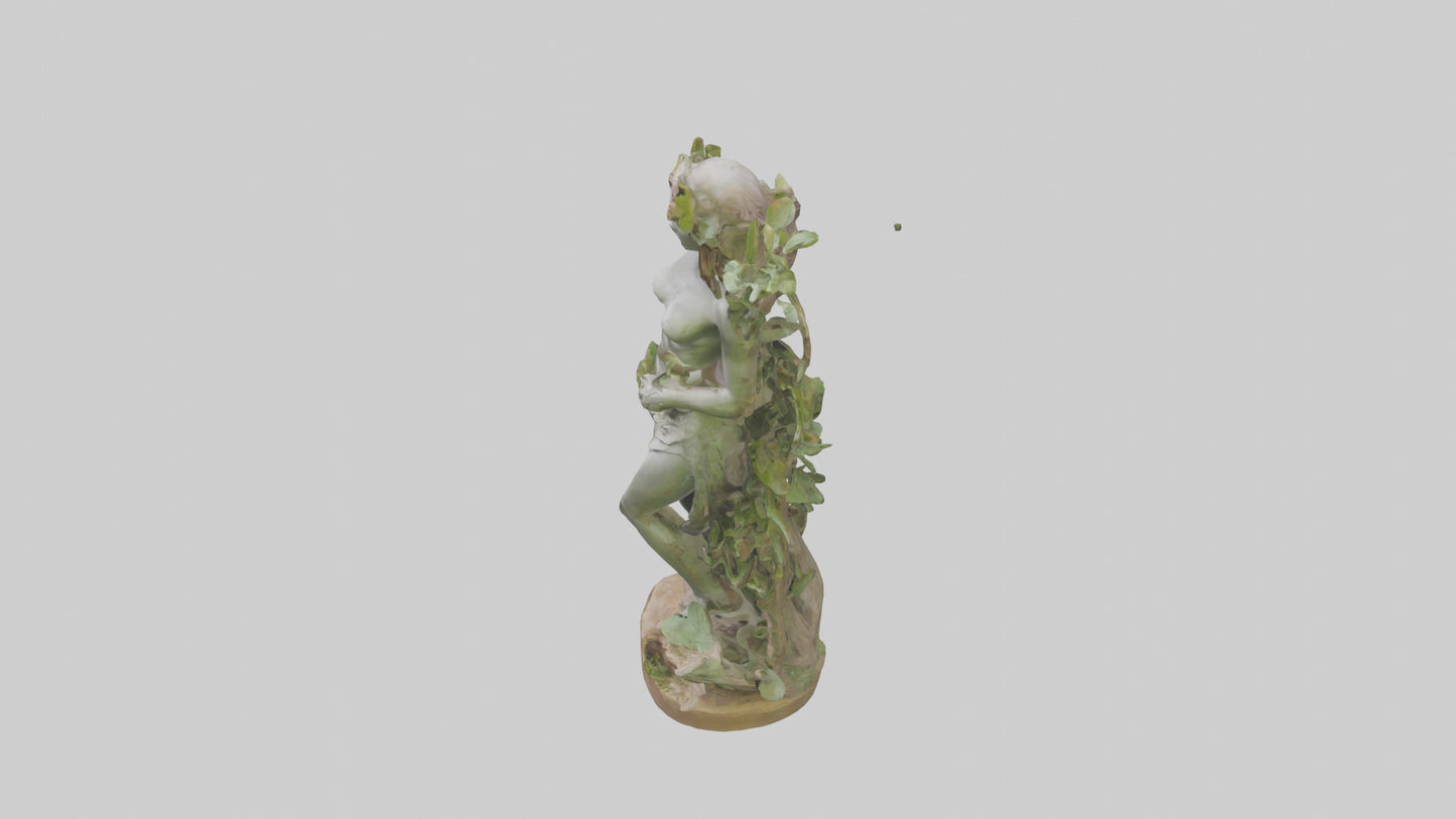 3D model Natures Beauty sculpture model VR / AR / low-poly