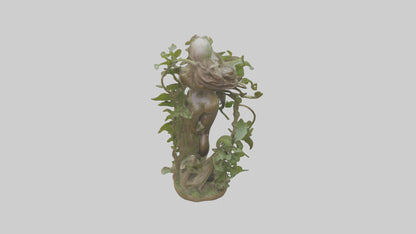 3D model Natures Beauty sculpture model VR / AR / low-poly