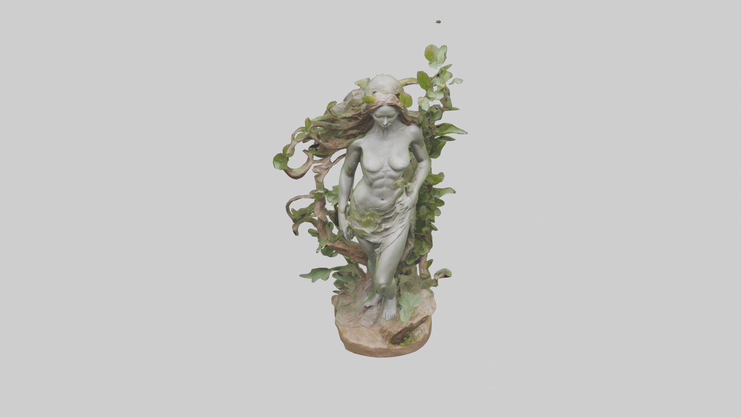 3D model Natures Beauty sculpture model VR / AR / low-poly