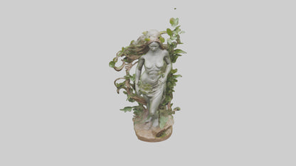 3D model Natures Beauty sculpture model VR / AR / low-poly