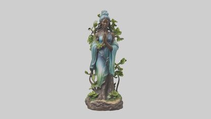 3D model Natures Essence statue model VR / AR / low-poly