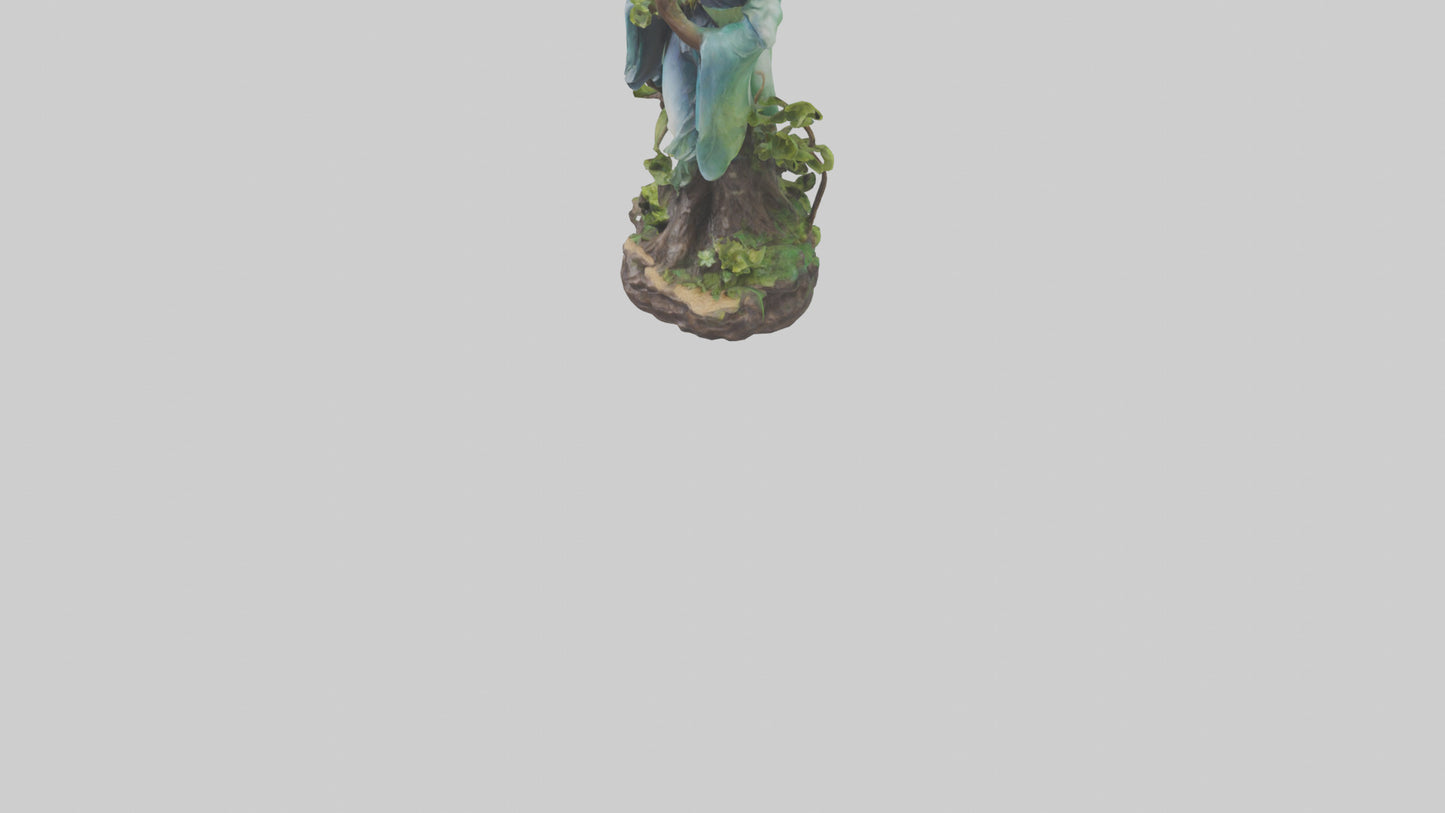 3D model Natures Essence statue model VR / AR / low-poly