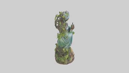 3D model Natures Essence statue model VR / AR / low-poly