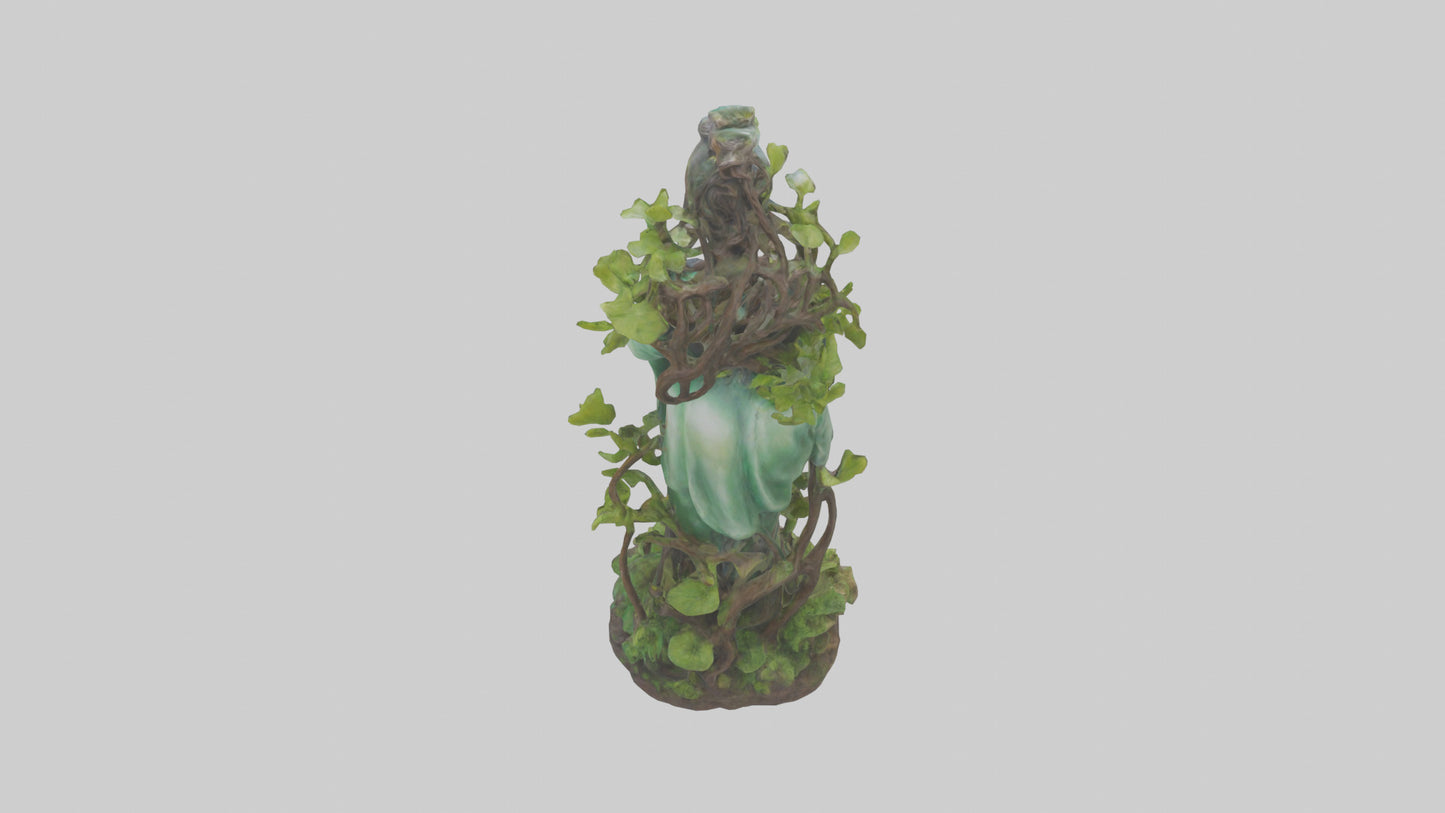 3D model Natures Essence statue model VR / AR / low-poly