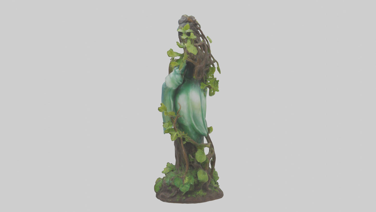 3D model Natures Essence statue model VR / AR / low-poly