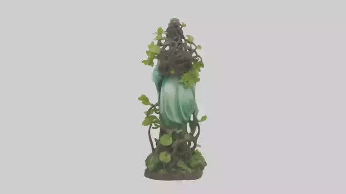 3D model Natures Essence statue model VR / AR / low-poly