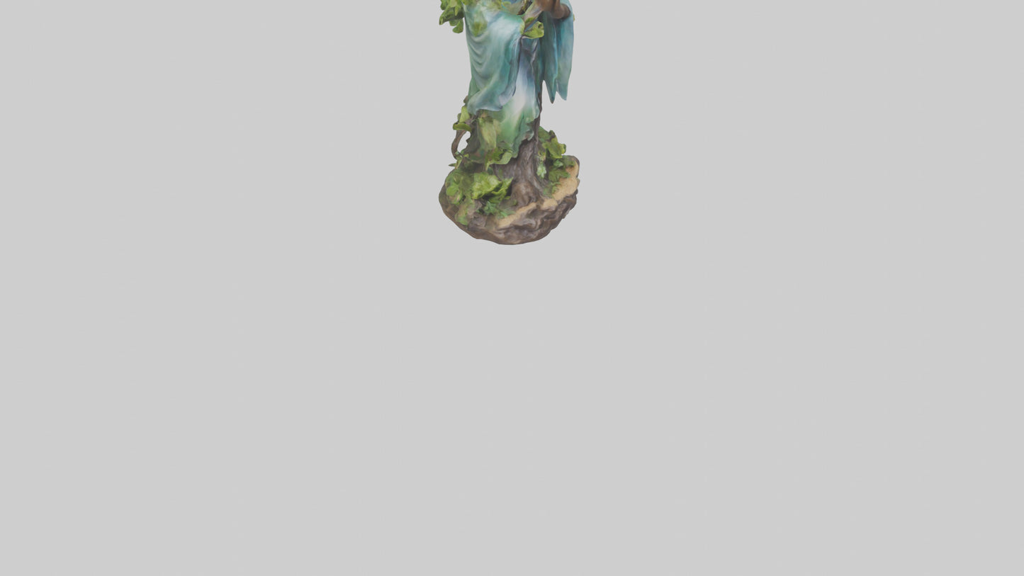 3D model Natures Essence statue model VR / AR / low-poly