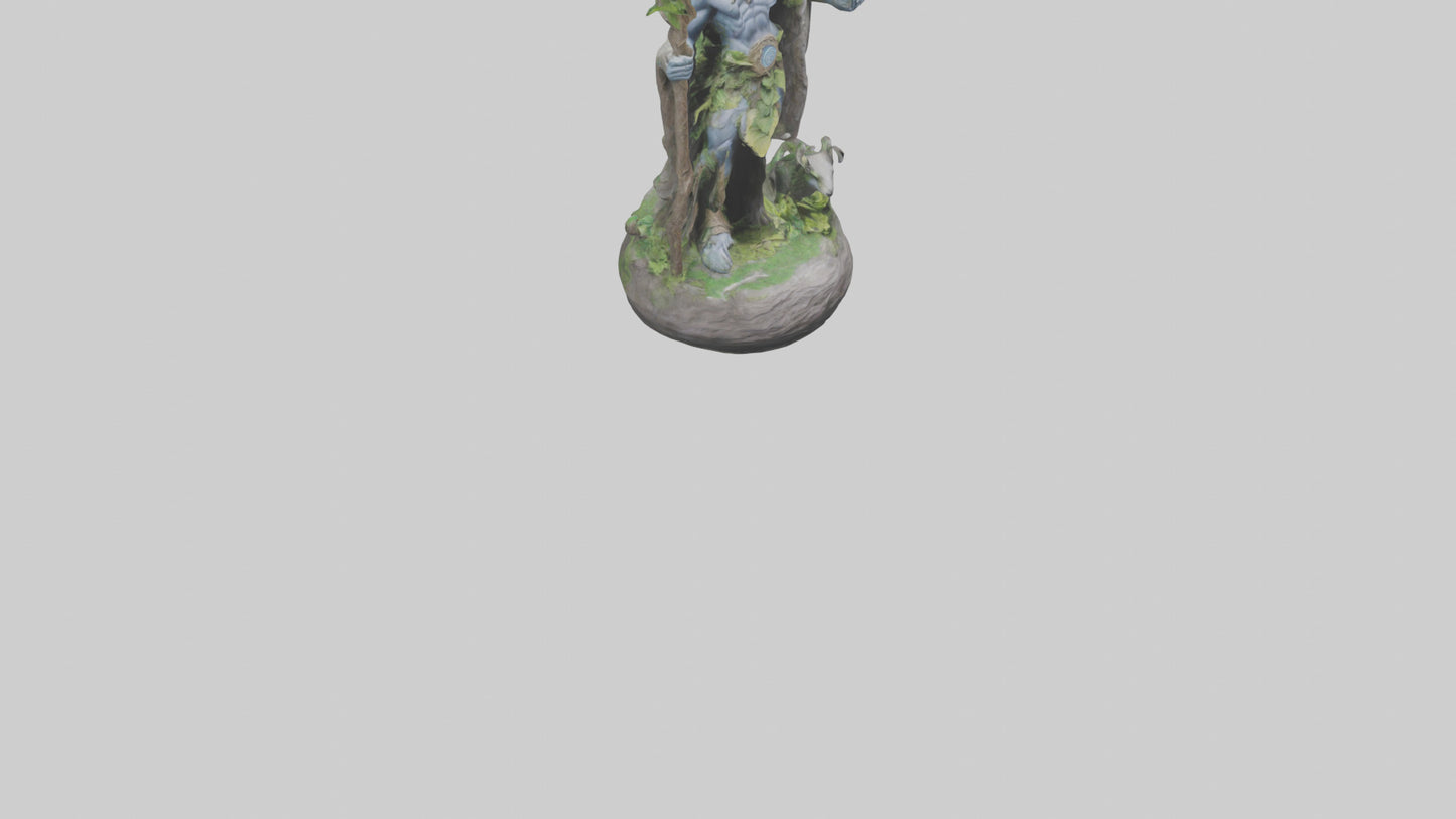 3D model Natures Guardians Statue model VR / AR / low-poly