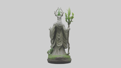 3D model Natures Guardians Statue model VR / AR / low-poly