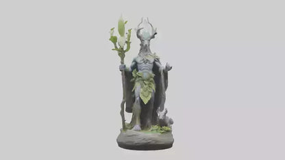 3D model Natures Guardians Statue model VR / AR / low-poly