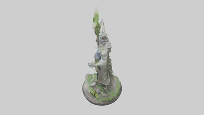 3D model Natures Guardians Statue model VR / AR / low-poly