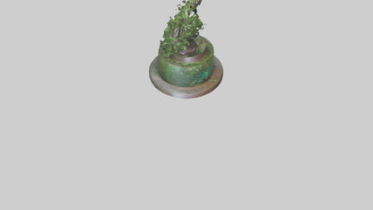 Natures Helix statue model VR / AR / low-poly