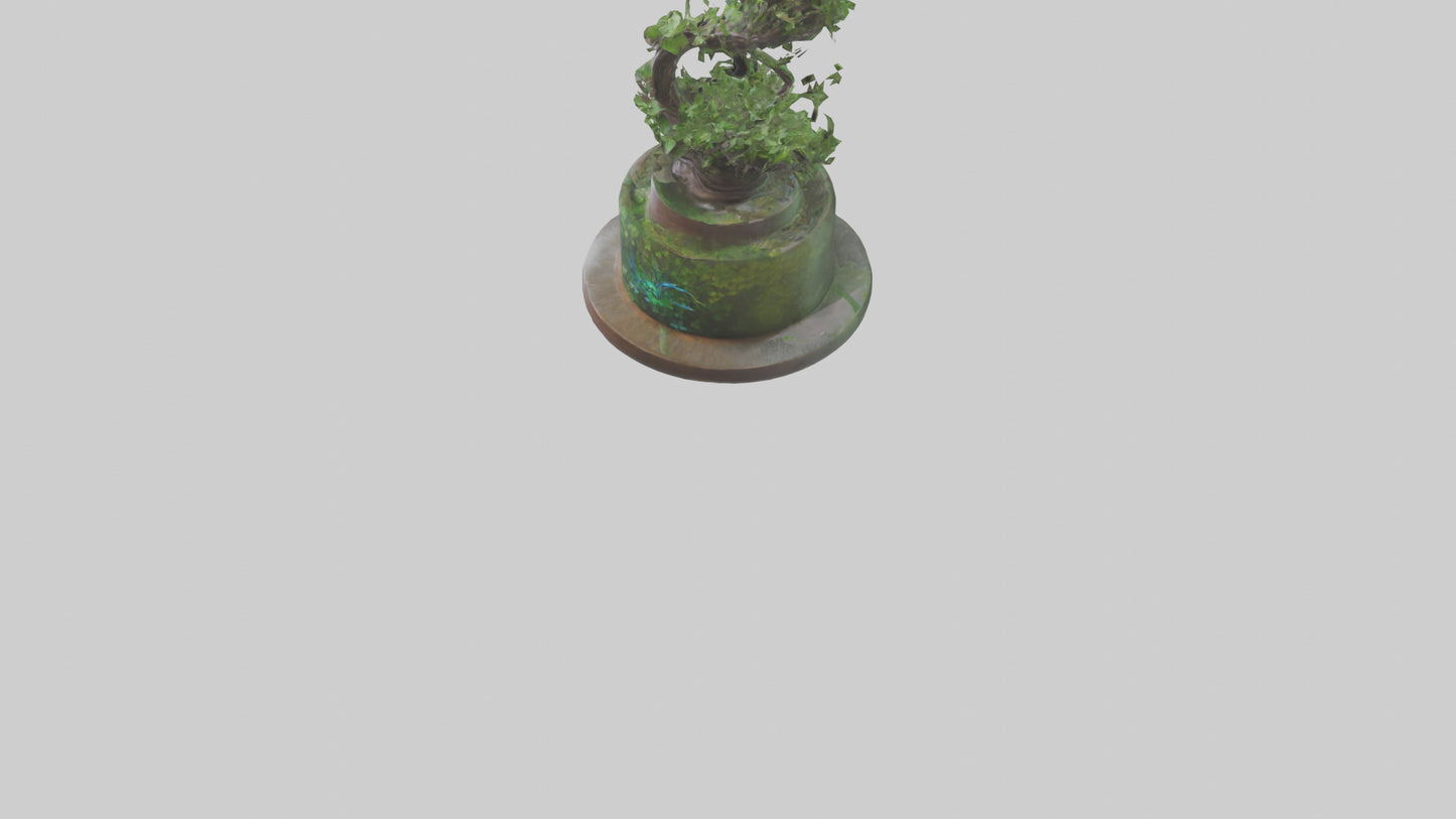 Natures Helix statue model VR / AR / low-poly