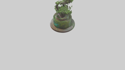 Natures Helix statue model VR / AR / low-poly