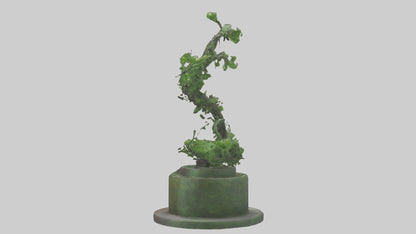 Natures Helix statue model VR / AR / low-poly