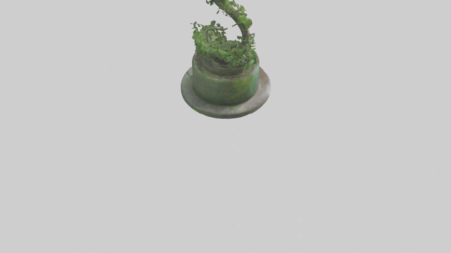 Natures Helix statue model VR / AR / low-poly