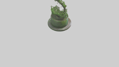 Natures Helix statue model VR / AR / low-poly