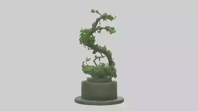 Natures Helix statue model VR / AR / low-poly