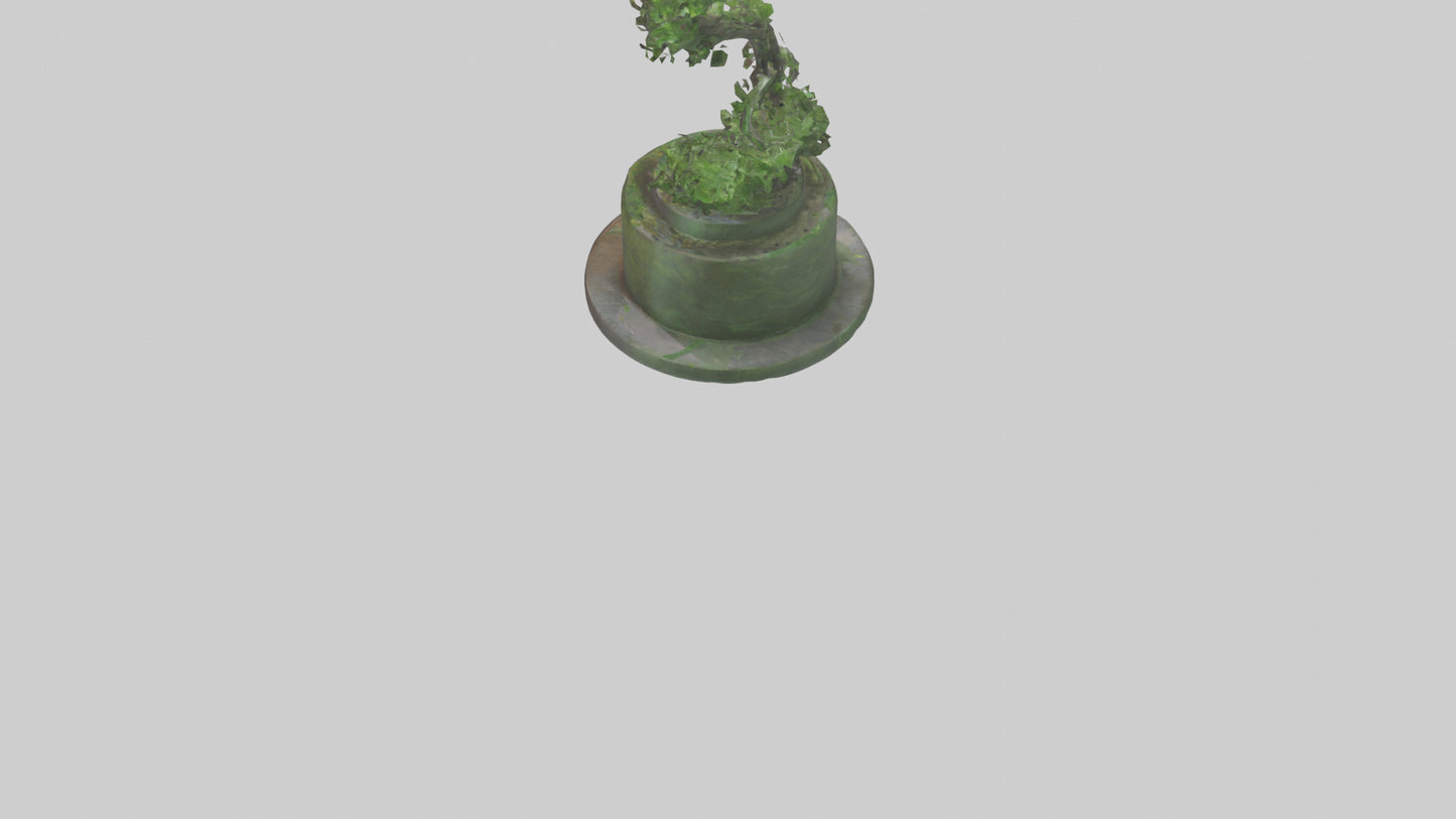 Natures Helix statue model VR / AR / low-poly