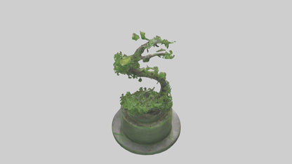 Natures Helix statue model VR / AR / low-poly