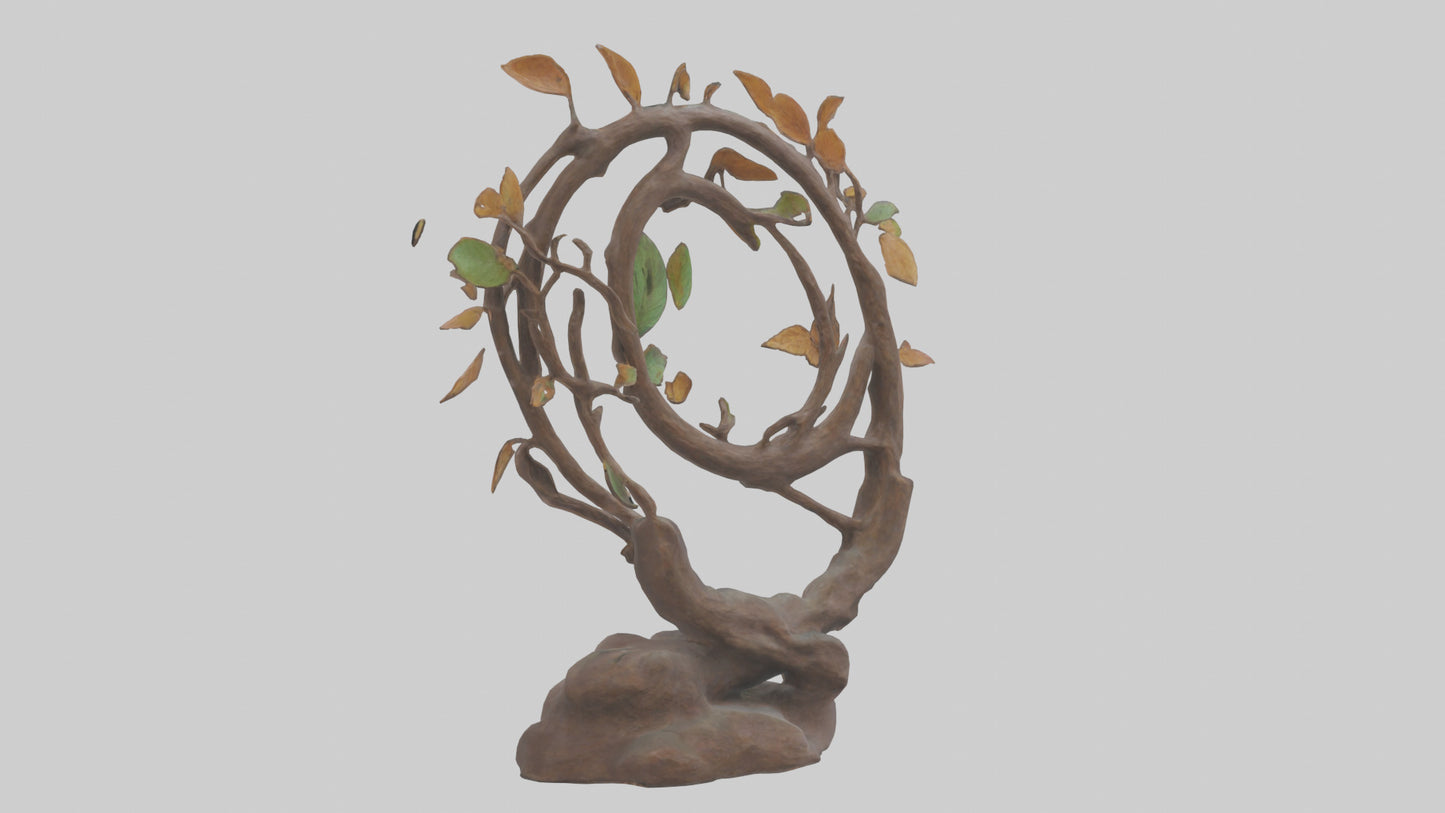 3D model Natures Loop statue model VR / AR / low-poly