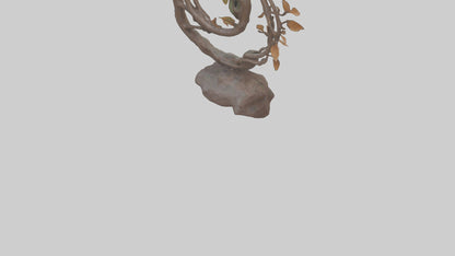 3D model Natures Loop statue model VR / AR / low-poly
