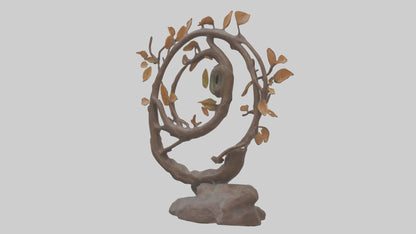 3D model Natures Loop statue model VR / AR / low-poly