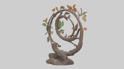 3D model Natures Loop statue model VR / AR / low-poly