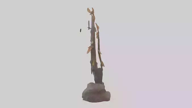 3D model Natures Loop statue model VR / AR / low-poly