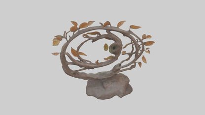 3D model Natures Loop statue model VR / AR / low-poly