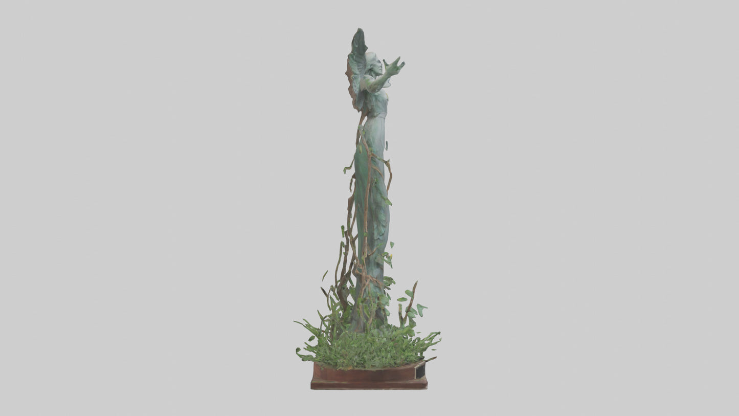 3D model Natures Revival Memorial Statue model VR / AR / low-poly