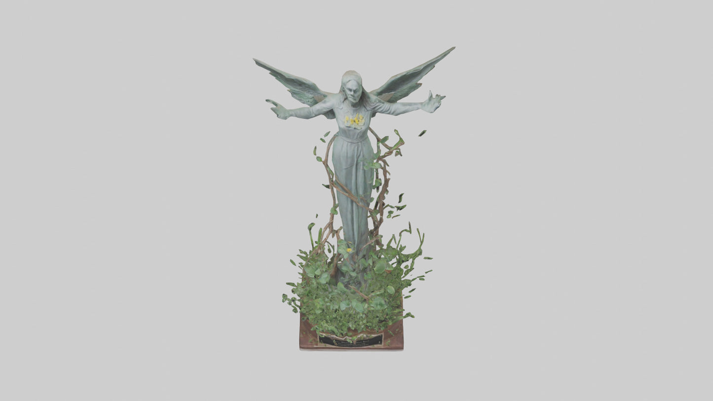 3D model Natures Revival Memorial Statue model VR / AR / low-poly