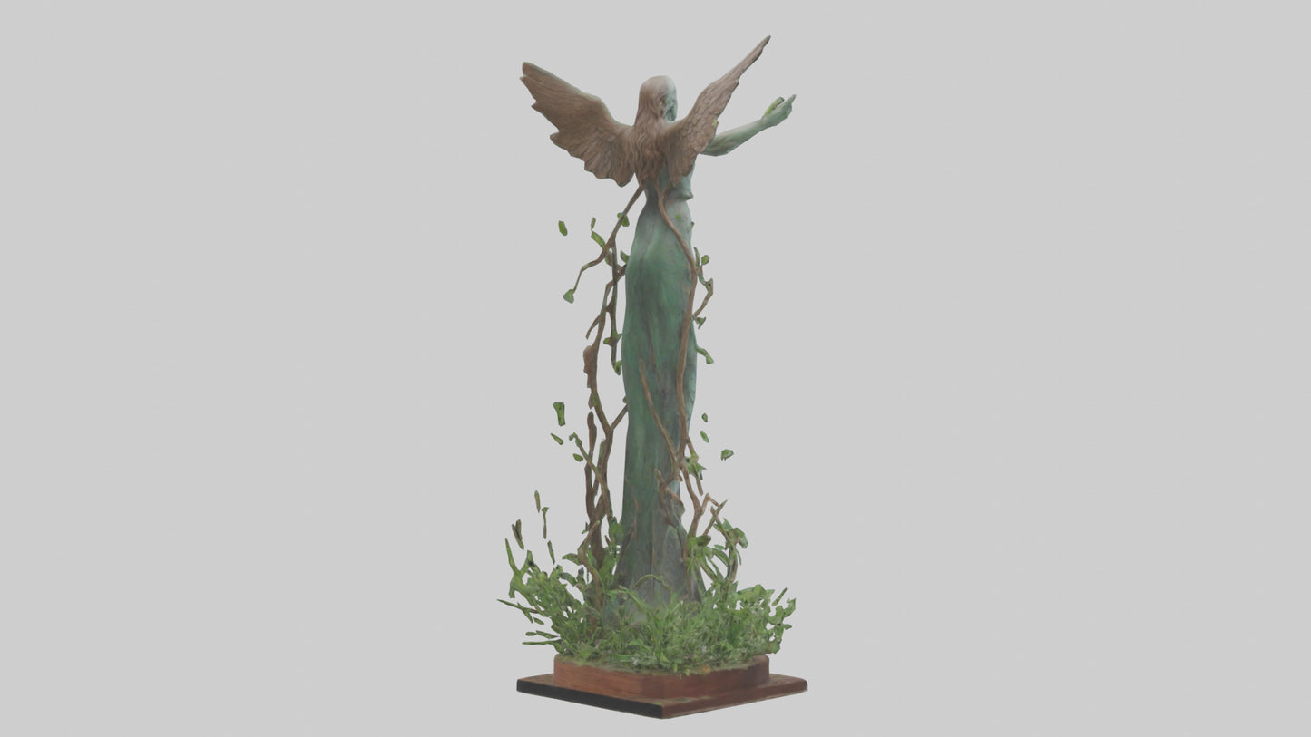 3D model Natures Revival Memorial Statue model VR / AR / low-poly